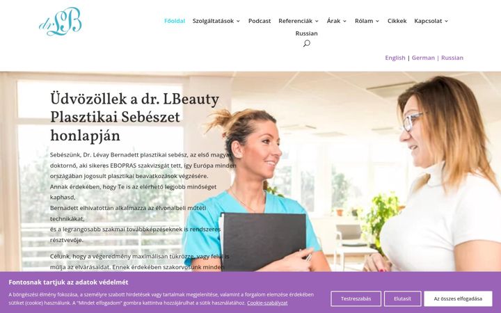 Screenshot of drlbeauty.com