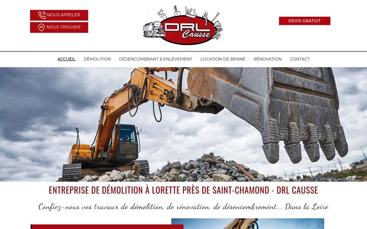 Screenshot of drlcausse.fr