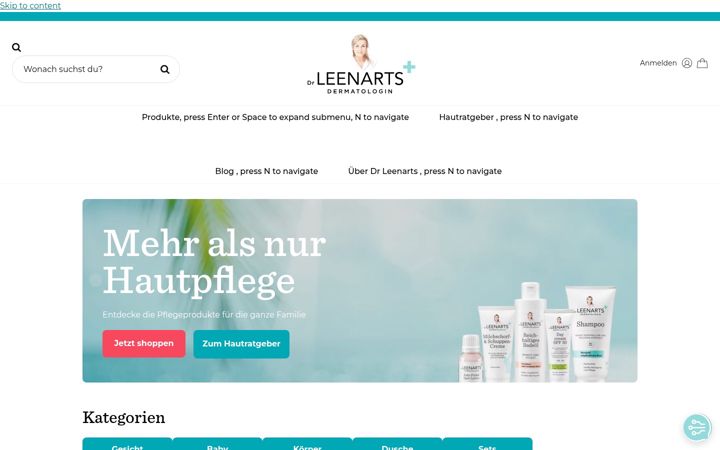 Zrzut ekranu drleenarts.de