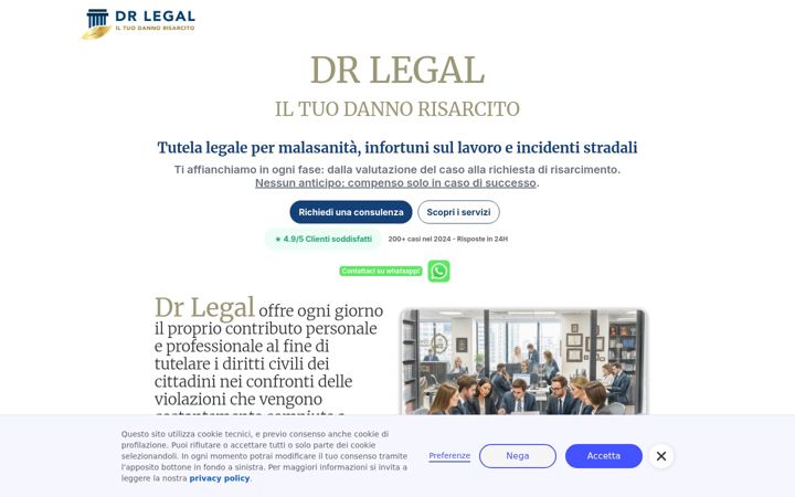 Screenshot of drlegal.it