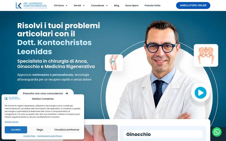 Screenshot of drleonidas.com