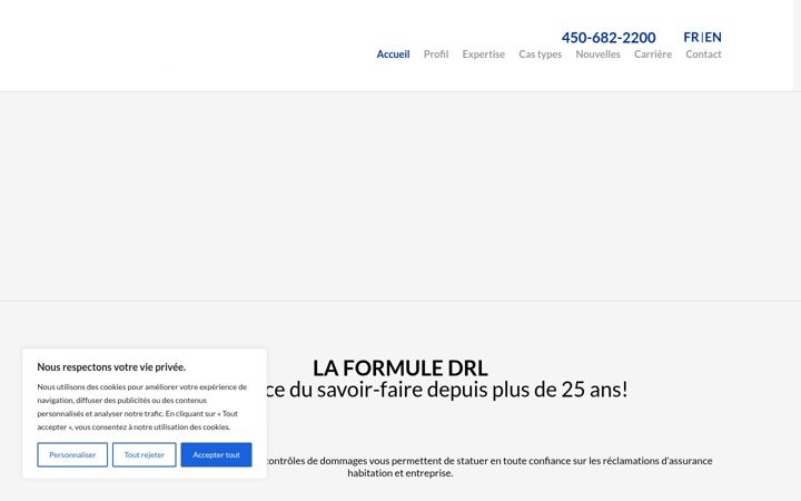 Skjámynd af drlinc.ca