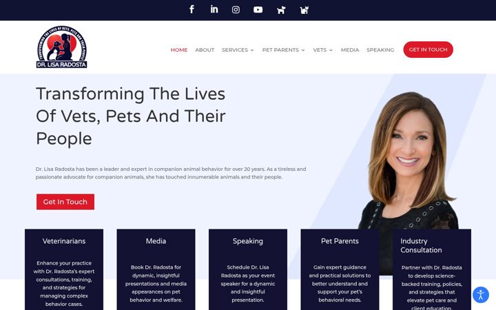 Screenshot of drlisaradosta.com