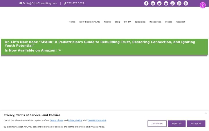 Screenshot of drlizconsulting.com