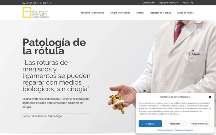 Screenshot of drllopismingo.com