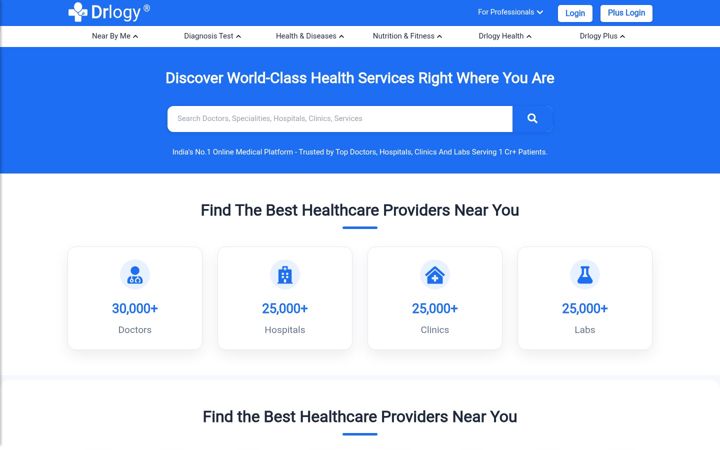 Screenshot of drlogy.com