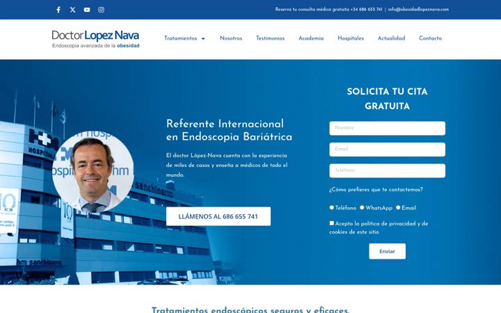 Screenshot of drlopeznava.com