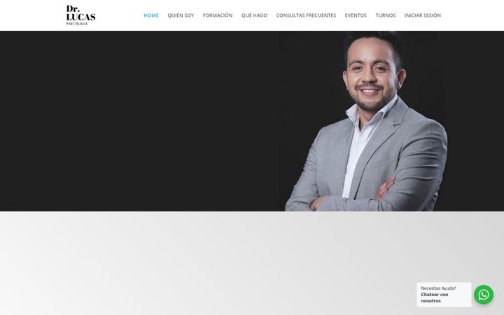 Screenshot of drlucasproctologia.com