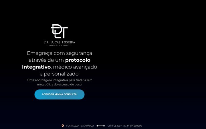 Captură de ecran a drlucasteixeira.com.br