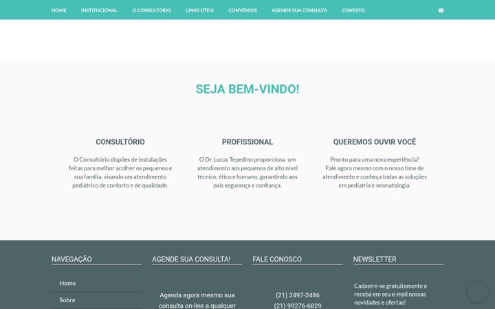 Captură de ecran a drlucastepedino.com.br