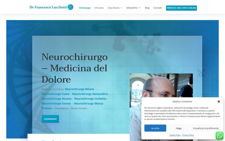 Screenshot of drlucchetti.it