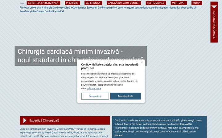 Screenshot of drluciandorobantu.ro