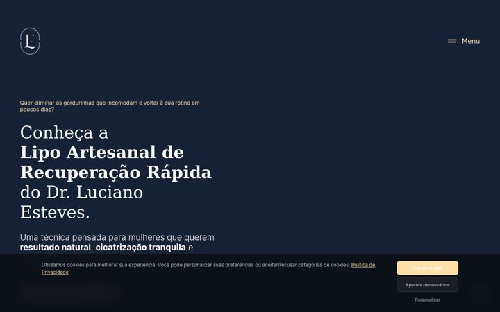 Captură de ecran a drlucianoesteves.com.br