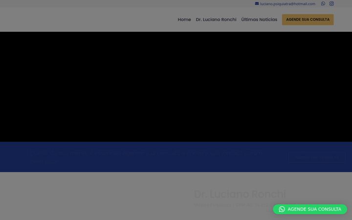 Captură de ecran a drlucianoronchi.com.br