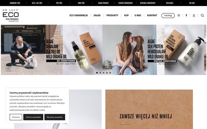 Screenshot of drlucyeco.com