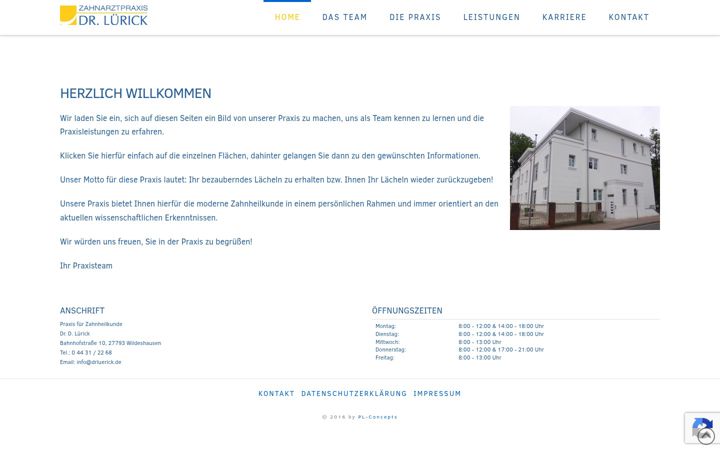 Screenshot of drluerick.com