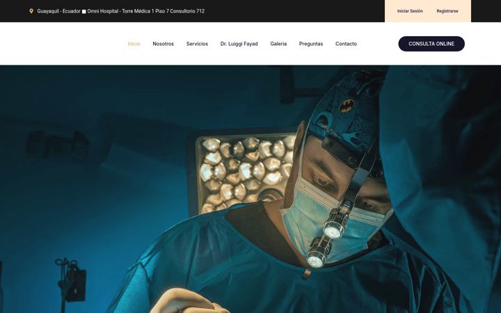 Screenshot of drluiggifayad.com