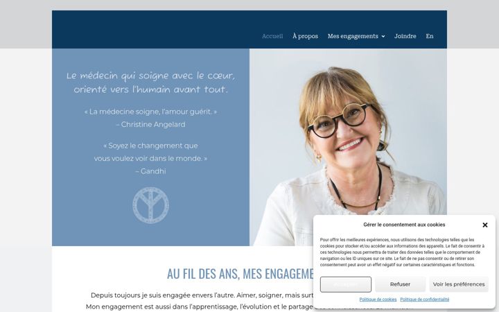 Screenshot of drlynedesautels.com