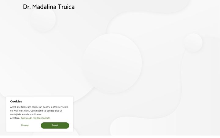 Screenshot of drmadalinatruica.ro