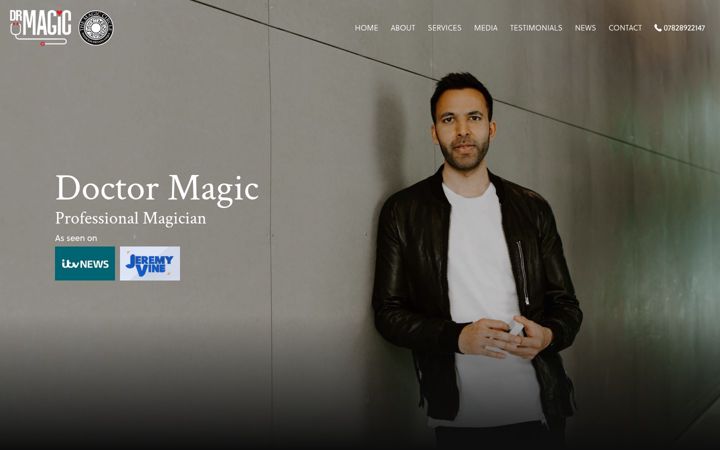 Screenshot of drmagicuk.com