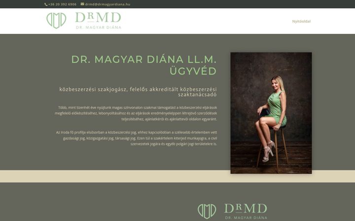 Screenshot of drmagyardiana.hu