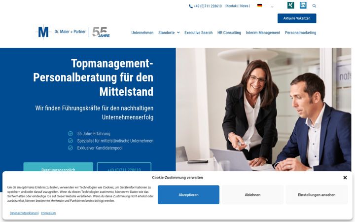 Screenshot of drmaier-partner.de