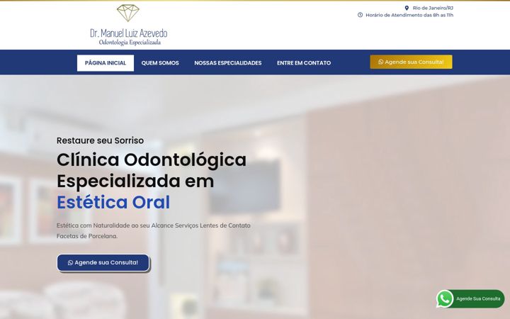 Screenshot του drmanuelluizazevedo.com.br