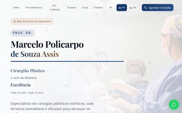 Screenshot of drmarceloassis.com