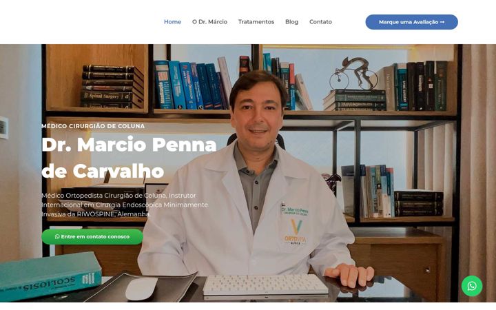 Screenshot του drmarciopenna.com.br