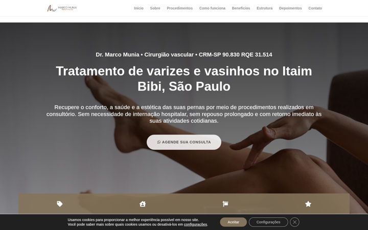 Screenshot του drmarcomunia.com.br