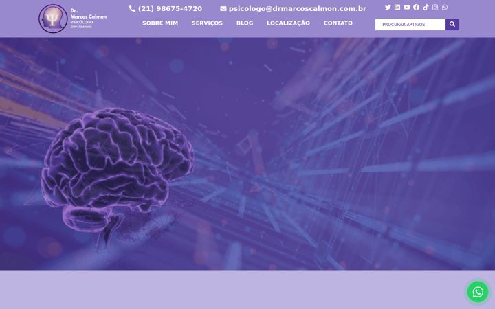 Screenshot του drmarcoscalmon.com.br