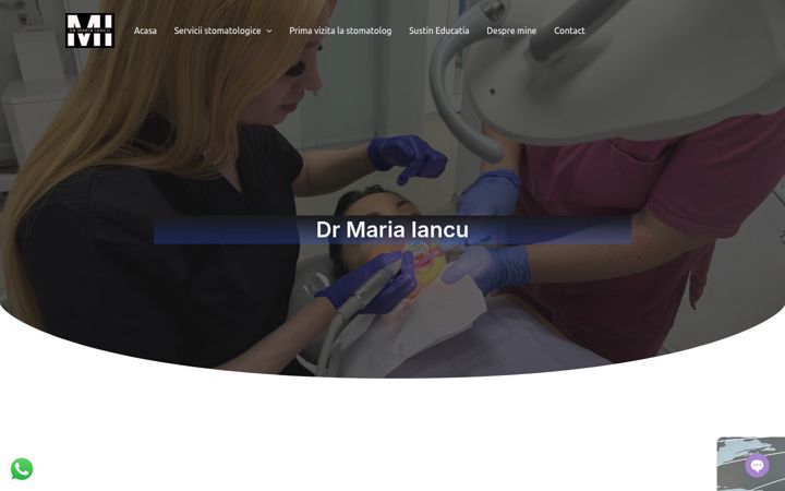 Screenshot of drmariaiancu.ro