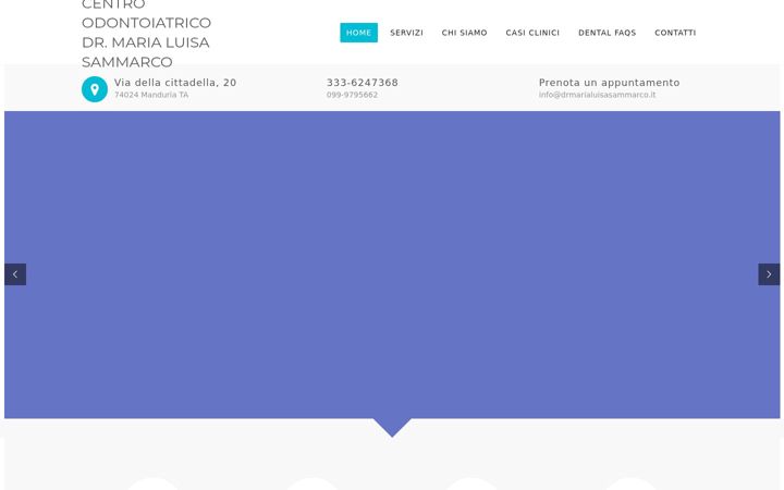 Screenshot of drmarialuisasammarco.it