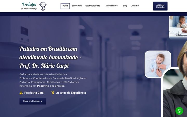 Skärmbild av drmariocarpi.com.br