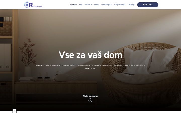 Snimka zaslona za drmarketing.si
