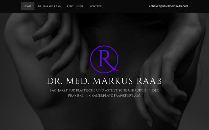 Screenshot of drmarkusraab.com