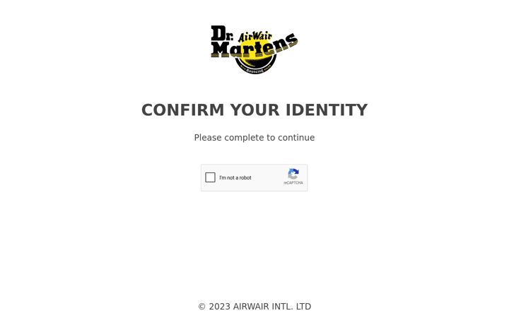 Ekrano kopija drmartens.com