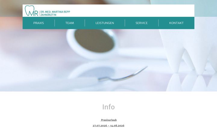 Screenshot of drmartinarepp.de