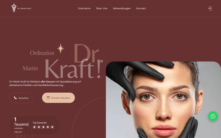 Screenshot di drmartinkraft.at