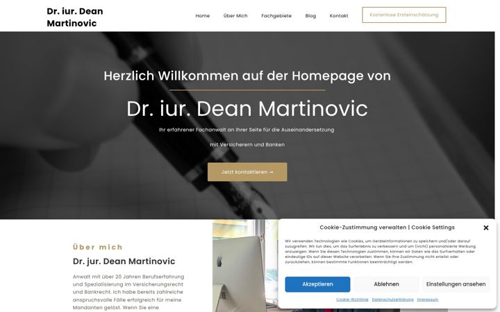 Screenshot of drmartinovic.de