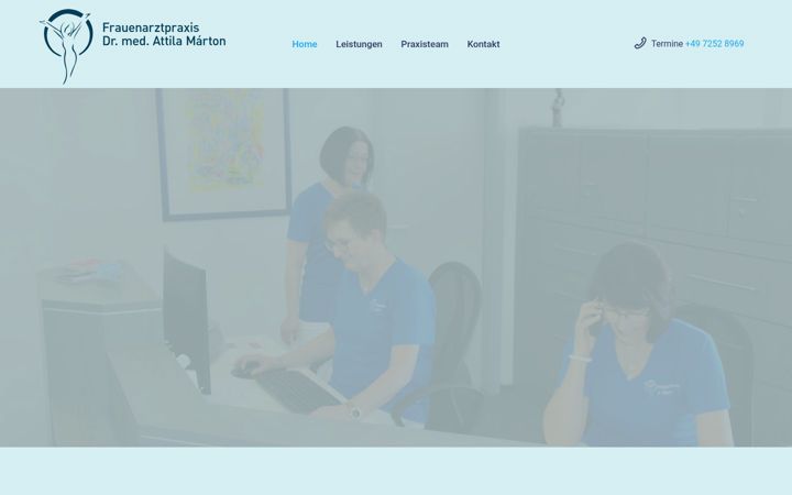 Screenshot of drmarton.de