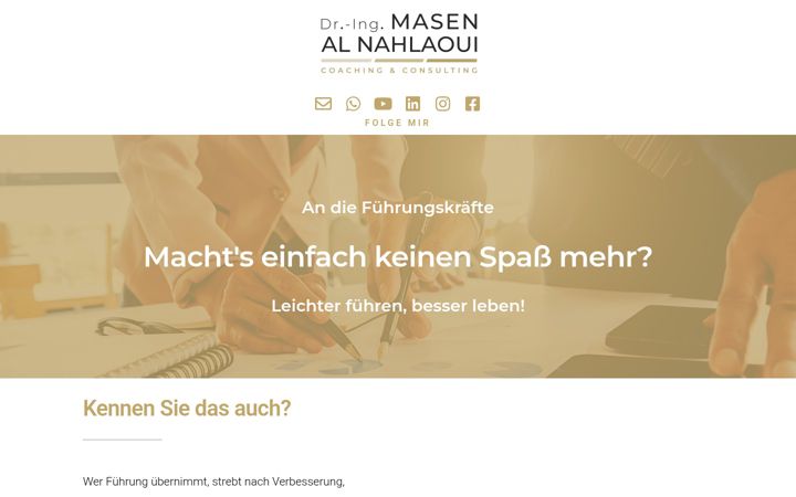 Screenshot of drmasen.de