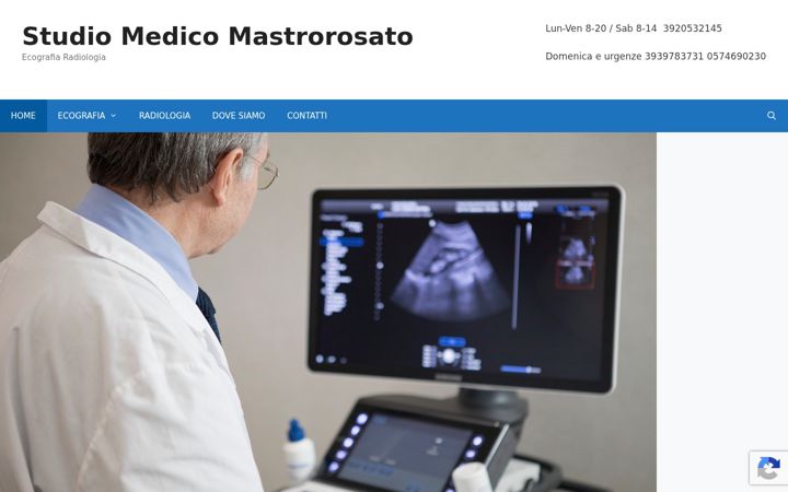 Screenshot of drmastrorosatoradiologo.it