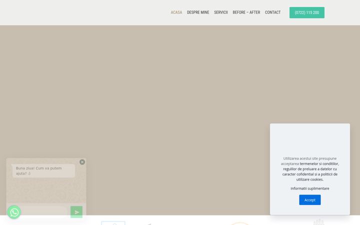 Screenshot of drmaximilian.ro