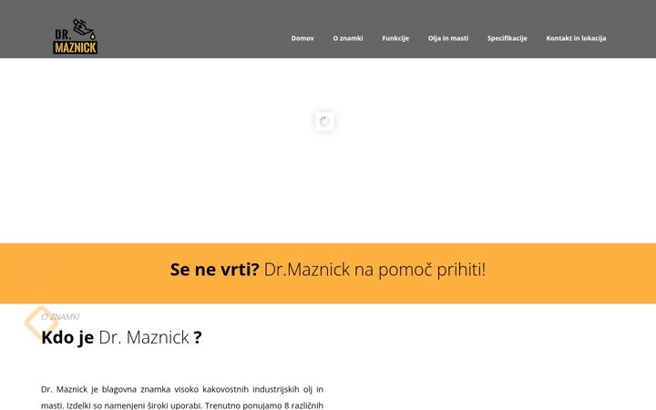 Snimka zaslona za drmaznick.si