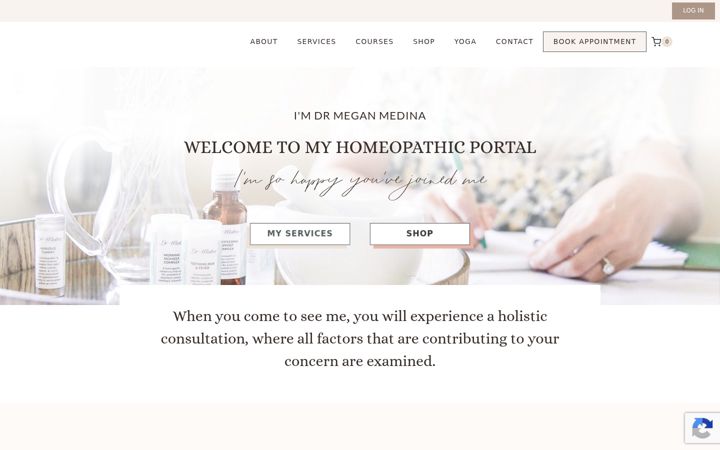Screenshot di drmeganmedina.co.za