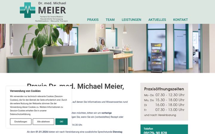Captura de pantalla de drmeier-freystadt.de