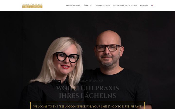 Screenshot von drmelinda.at