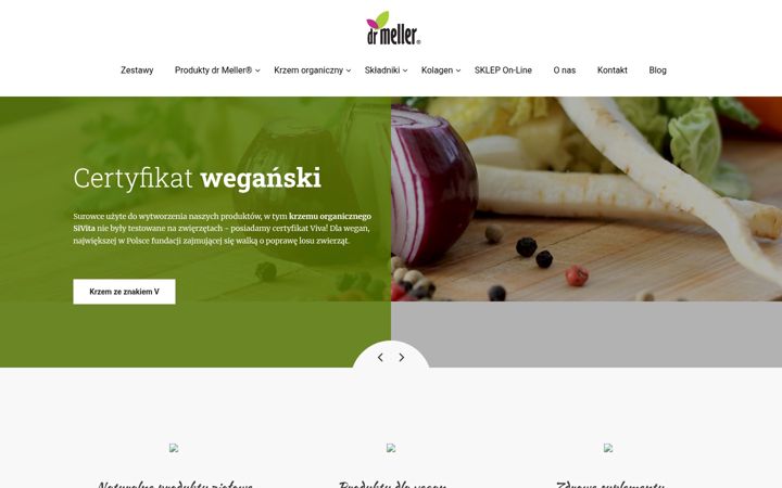 Kuvakaappaus sivustosta drmeller.pl