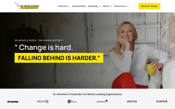 Screenshot of drmichellerozen.com